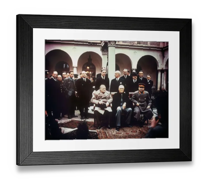 Framed Print : Leaders at Yalta Conference Framed Print : Leaders at Yalta Conference