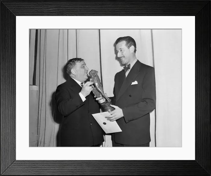 Framed Print : Fiorello LaGuardia Presenting an Award to Adrian Framed Print : Fiorello LaGuardia Presenting an Award to Adrian