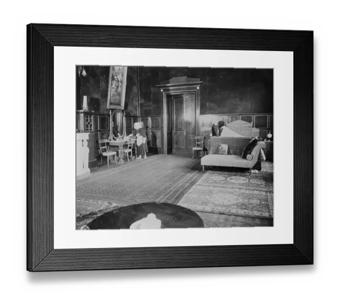 Framed Print : Maids Cleaning a Room Framed Print : Maids Cleaning a Room