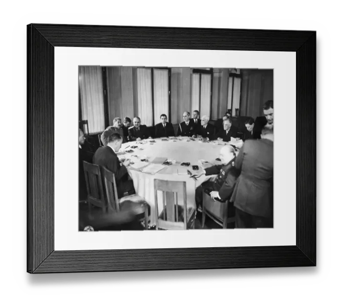 Framed Print : Yalta Conference of February 1945 Framed Print : Yalta Conference of February 1945
