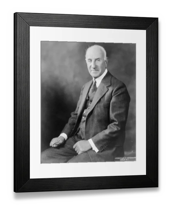 Framed Print : Portrait of Solomon R. Guggenheim