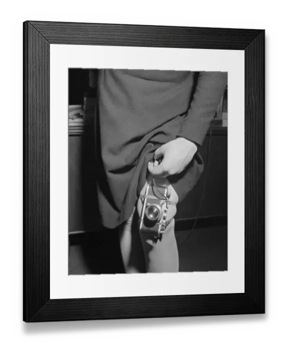 Framed Print : Leg-Mounted Spy Camera Framed Print : Leg-Mounted Spy Camera