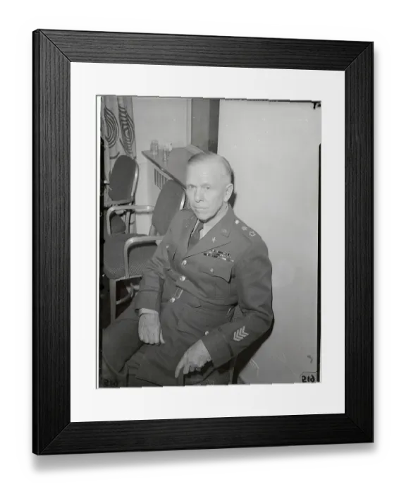 Framed Print : Portrait of George Marshall Framed Print : Portrait of George Marshall