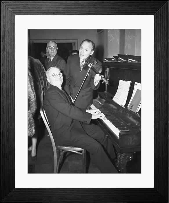 Framed Print : Harry Truman and Jack Benny at National Press Club Framed Print : Harry Truman and Jack Benny at National Press Club
