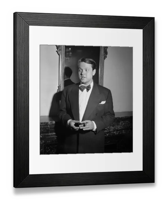 Framed Print : Portrait of Orson Welles Framed Print : Portrait of Orson Welles