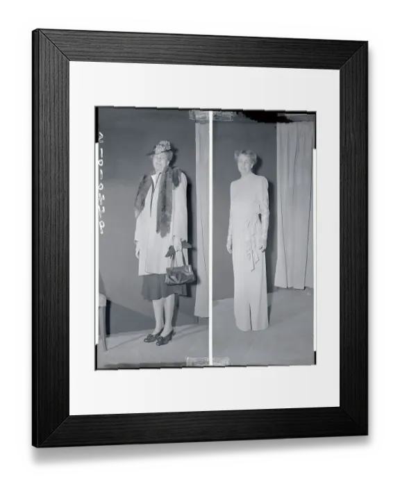 Framed Print : Eleanor Roosevelt Attending Inaguration Reception Framed Print : Eleanor Roosevelt Attending Inaguration Reception