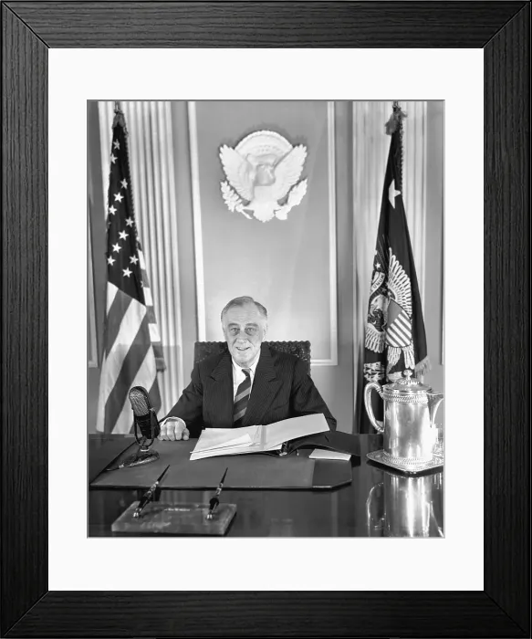 Framed Print : President Roosevelt Giving State of the Union Address Framed Print : President Roosevelt Giving State of the Union Address