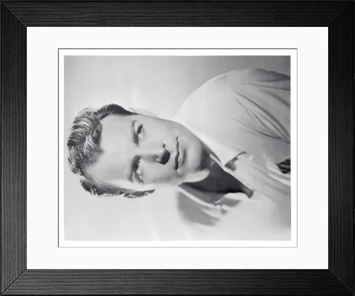 Framed Print : Portrait of Glenn Langan Framed Print : Portrait of Glenn Langan