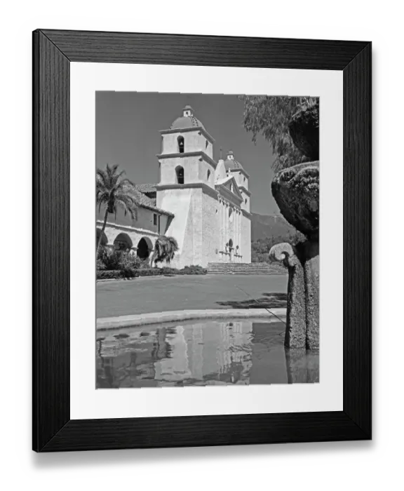 Framed Print : Chapel Of The Mission Santa Barbara Framed Print : Chapel Of The Mission Santa Barbara