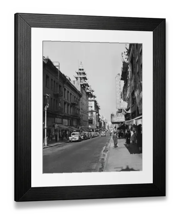 Framed Print : Chinatown, San Francisco Framed Print : Chinatown, San Francisco