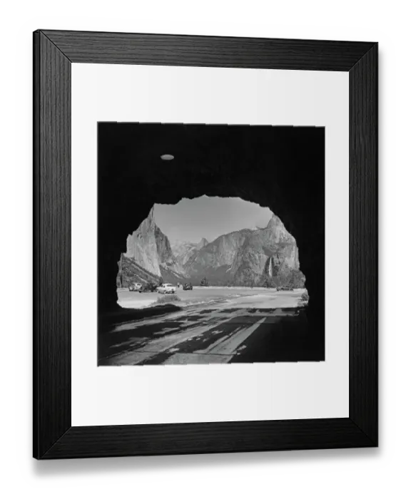 Framed Print : View From The Wawona Tunnel Framed Print : View From The Wawona Tunnel
