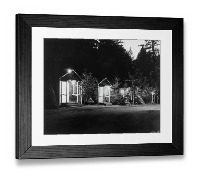Framed Print : Tourist Camp, California Framed Print : Tourist Camp, California