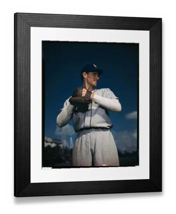 Framed Print : Jack Brewer About to Throw Baseball Framed Print : Jack Brewer About to Throw Baseball