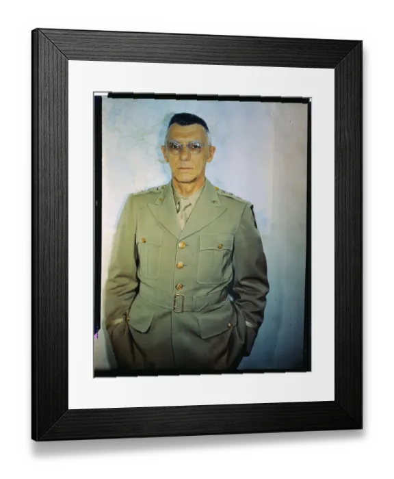 Framed Print : Portrait of General Joseph Stilwell Framed Print : Portrait of General Joseph Stilwell
