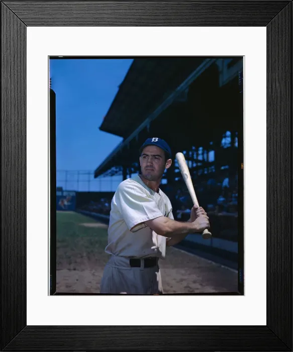 Framed Print : Goody Rosen Ready to Swing Bat Framed Print : Goody Rosen Ready to Swing Bat