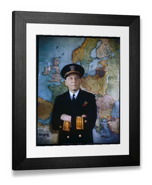Framed Print : Admiral Alan G. Kirk in Military Uniform Framed Print : Admiral Alan G. Kirk in Military Uniform