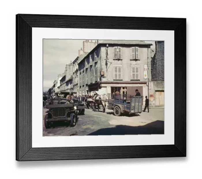 Framed Print : French Families Returning to Deserted Homes Framed Print : French Families Returning to Deserted Homes