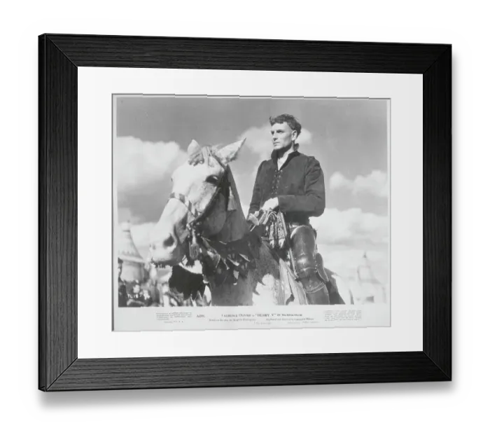 Framed Print : Laurence Olivier as Henry V