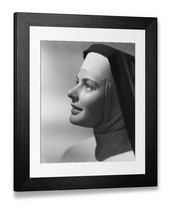 Framed Print : Ingrid Bergman in The Bells of St. Mary's Framed Print : Ingrid Bergman in The Bells of St. Mary's