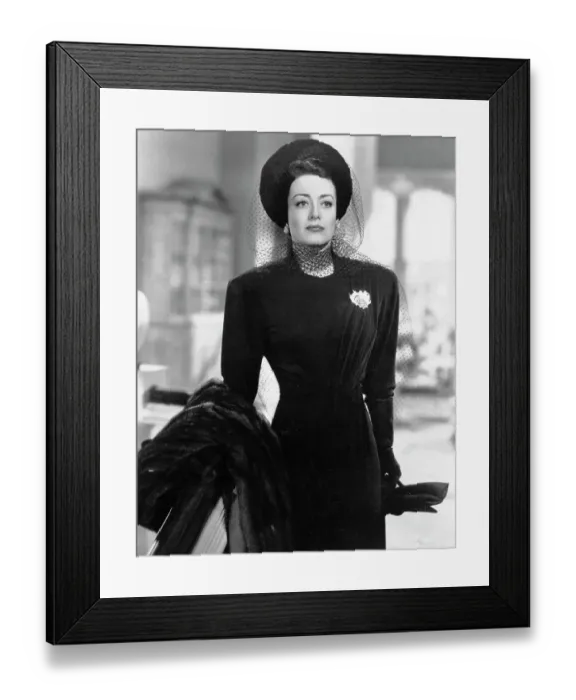 Framed Print : Portrait of Joan Crawford in Mildred Pierce Framed Print : Portrait of Joan Crawford in Mildred Pierce