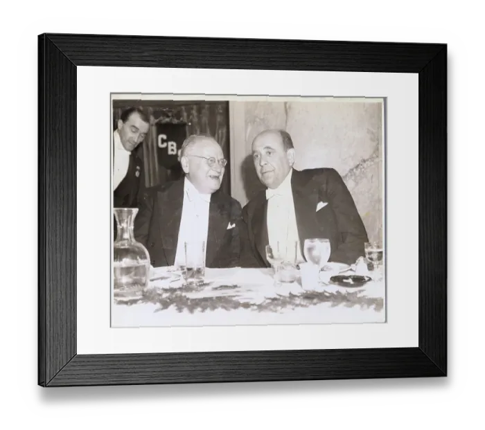 Framed Print : Two Statesmen Conversing