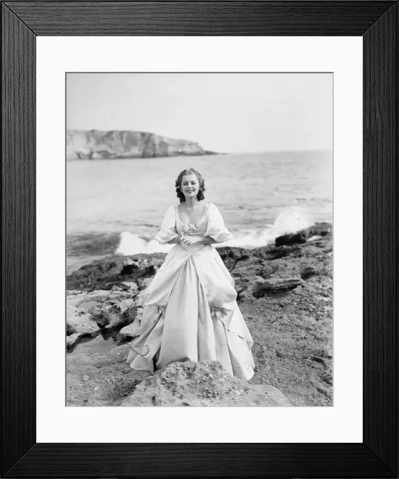 Framed Print : Full Length Photo Of Olivia De Haviland Framed Print : Full Length Photo Of Olivia De Haviland