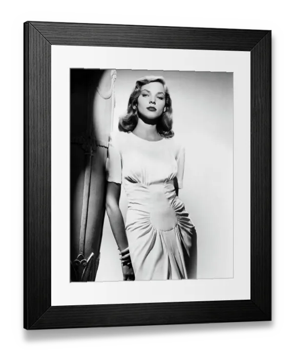Framed Print : Actress Lauren Bacall Framed Print : Actress Lauren Bacall