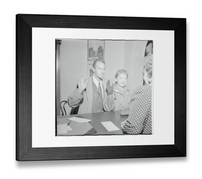 Framed Print : Actress Bette Davis Preparing to Marry William Grant Sherry Framed Print : Actress Bette Davis Preparing to Marry William Grant Sherry