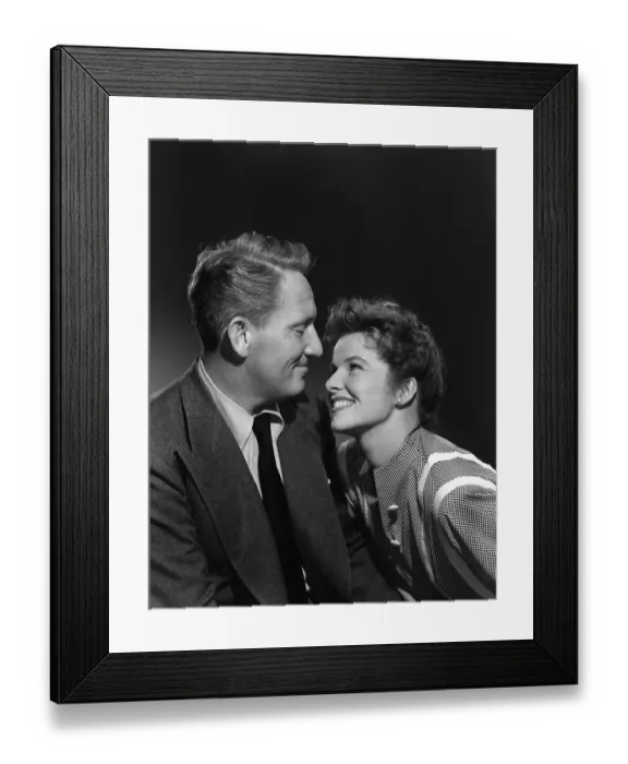 Framed Print : Spencer Tracy and Katharine Hepburn Framed Print : Spencer Tracy and Katharine Hepburn