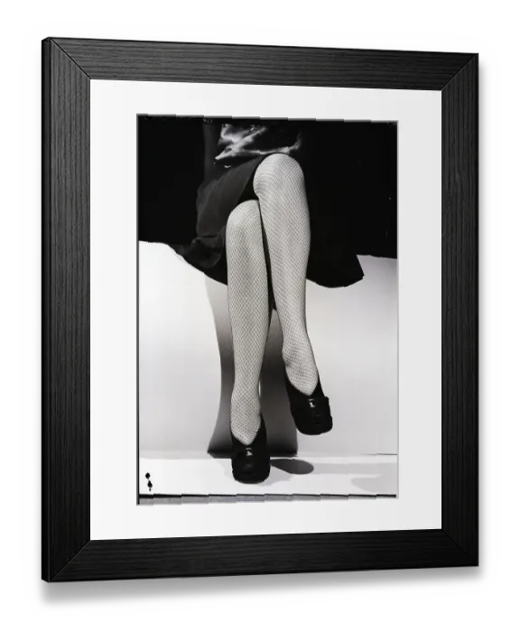 Framed Print : Crossed Legs of Woman Framed Print : Crossed Legs of Woman