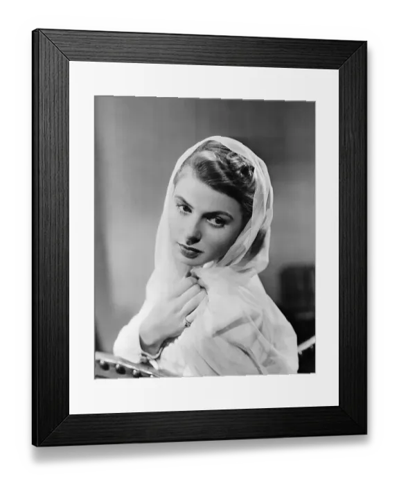 Framed Print : Portrait of Ingrid Bergman Framed Print : Portrait of Ingrid Bergman