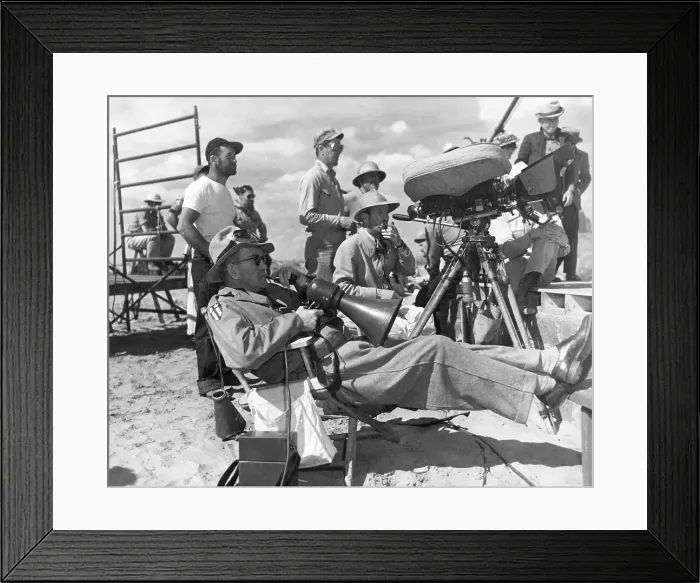Framed Print : John Ford Filming My Darling Clementine Framed Print : John Ford Filming My Darling Clementine