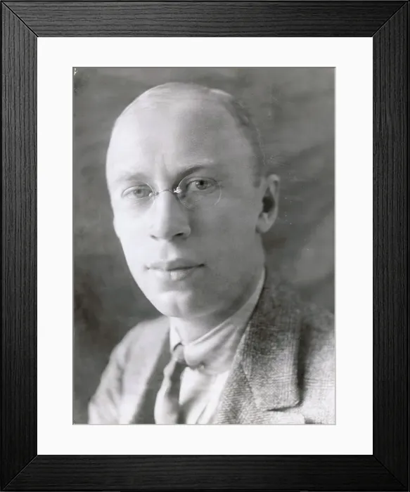 Framed Print : Composer Sergey Prokofiev Framed Print : Composer Sergey Prokofiev