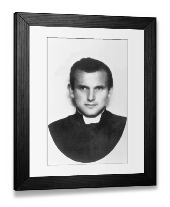 Framed Print : Pope John Paul II as Young Canon Framed Print : Pope John Paul II as Young Canon