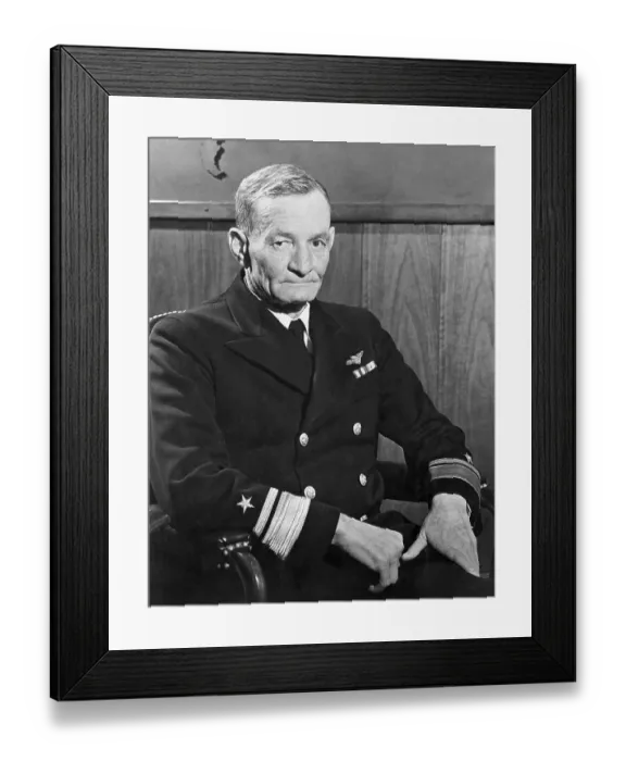 Framed Print : Portrait of John S. McCain