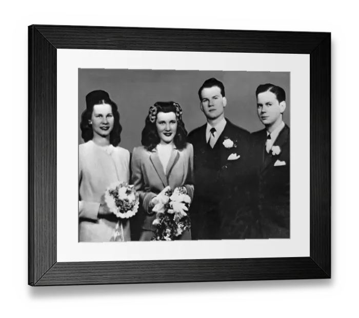 Framed Print : Group Wedding Portrait of the Sheppard Family Framed Print : Group Wedding Portrait of the Sheppard Family