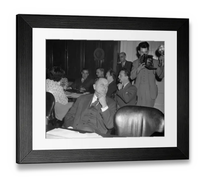 Framed Print : Juan Trippe Testifying Before Senate Framed Print : Juan Trippe Testifying Before Senate