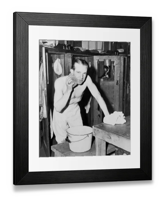 Framed Print : George Woolf in Dressing Room Framed Print : George Woolf in Dressing Room