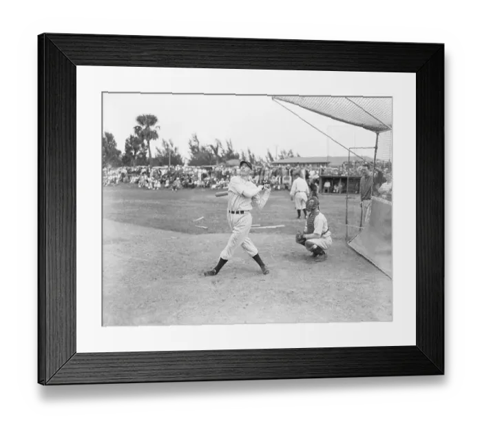 Framed Print : Joe DiMaggio Taking a Swing Framed Print : Joe DiMaggio Taking a Swing