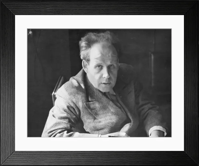 Framed Print : Film Director Sergei Eisenstein Framed Print : Film Director Sergei Eisenstein