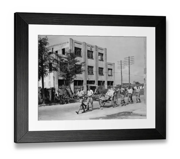 Framed Print : Defeated Japanese Leave Nanjing After Surrender 1945 Framed Print : Defeated Japanese Leave Nanjing After Surrender 1945