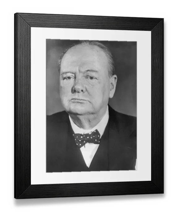 Framed Print : Winston Churchill Framed Print : Winston Churchill