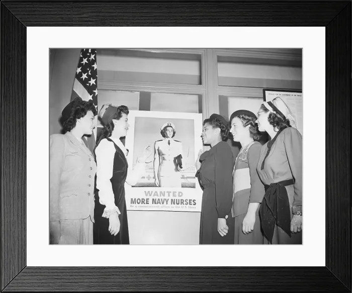 Framed Print : Phyllis Mae Daley, First Black Navy Nurse Framed Print : Phyllis Mae Daley, First Black Navy Nurse
