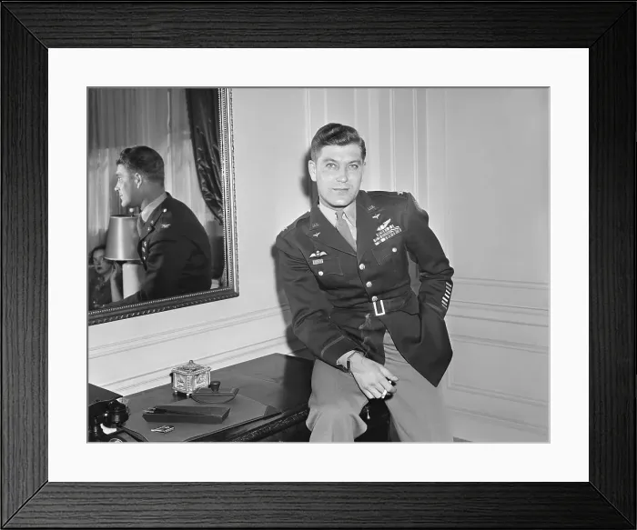 Framed Print : Colonel Donald J.M. Blakeslee Framed Print : Colonel Donald J.M. Blakeslee