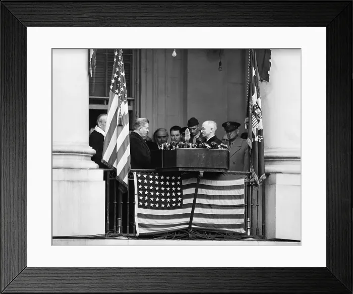 Framed Print : Truman Taking Oath Framed Print : Truman Taking Oath