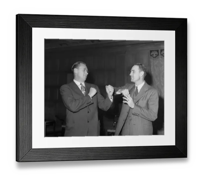 Framed Print : Football coaches Jeff Cravath and John Barnhill face off Framed Print : Football coaches Jeff Cravath and John Barnhill face off