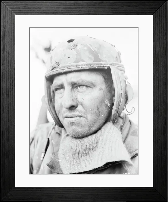 Framed Print : Disheveled Soldier in Europe During World War II