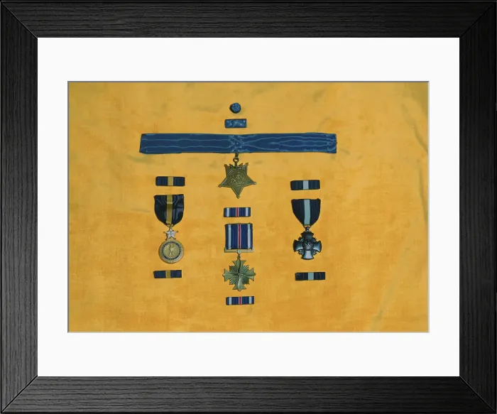 Framed Print : Navy Medals of Honor Framed Print : Navy Medals of Honor