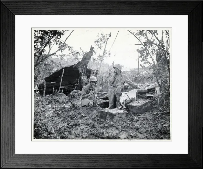 Framed Print : Troops Members of the 32nd Division Framed Print : Troops Members of the 32nd Division