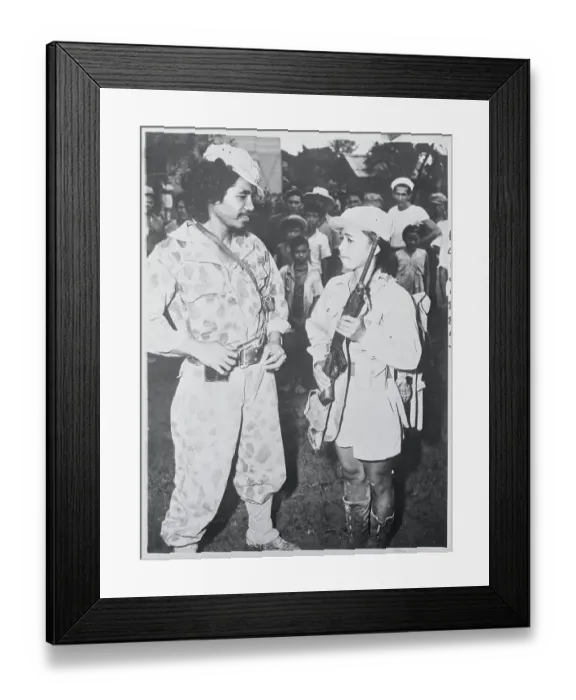 Framed Print : Two Guerilla Soldiers Framed Print : Two Guerilla Soldiers
